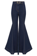 طقم جاكيت جينز وتراوزر أزرق نيلي إيزمي