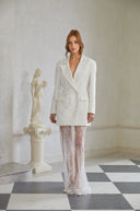 Calliope Blazer & Lace Skirt Set - Aura Muse