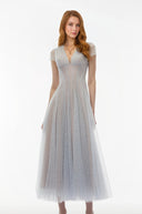 Donatella Cream White Floral Lace Pleated Maxi Dress - Aura Muse