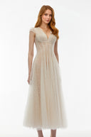 Donatella Cream White Floral Lace Pleated Maxi Dress - Aura Muse