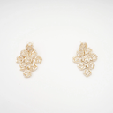 Luxe geometric crystal earrings