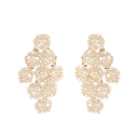 Luxe geometric crystal earrings