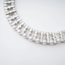 Aurora crystal-embellished faux-pearl necklace