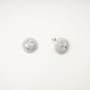 Pure crystal-embellished earrings