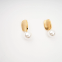 Solenne faux-pearl earrings