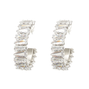 Quinn crystal-embellished hoop earrings