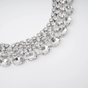 Noelle crystal-embellished layered necklace