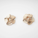 Sylvie crystal-embellished floral earrings