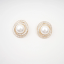 Nymari crystal faux-pearl earrings