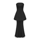 Marisa Pink Corset Dress & Mesh Skirt Set