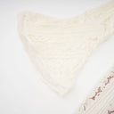 Esmarie floral lace flared-cuff maxi dress in Neutrals