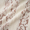 Esmarie floral lace flared-cuff maxi dress in Neutrals