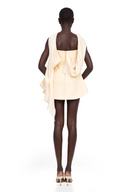 Irène ribbon-design flared mini dress