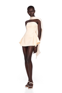 Irène ribbon-design flared mini dress