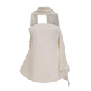 Irène ribbon-design flared mini dress