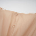 Cyrielle Floral-Appliqué Flounced Mini Dress in Neutrals