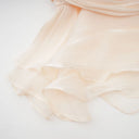 Aveline Neutral Fully Pleated Ruffled Mini Dress