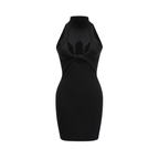 Marisol front-twist cut-out mini dress