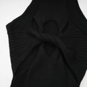 Marisol Twist-Detail Cut-Out Mini Dress