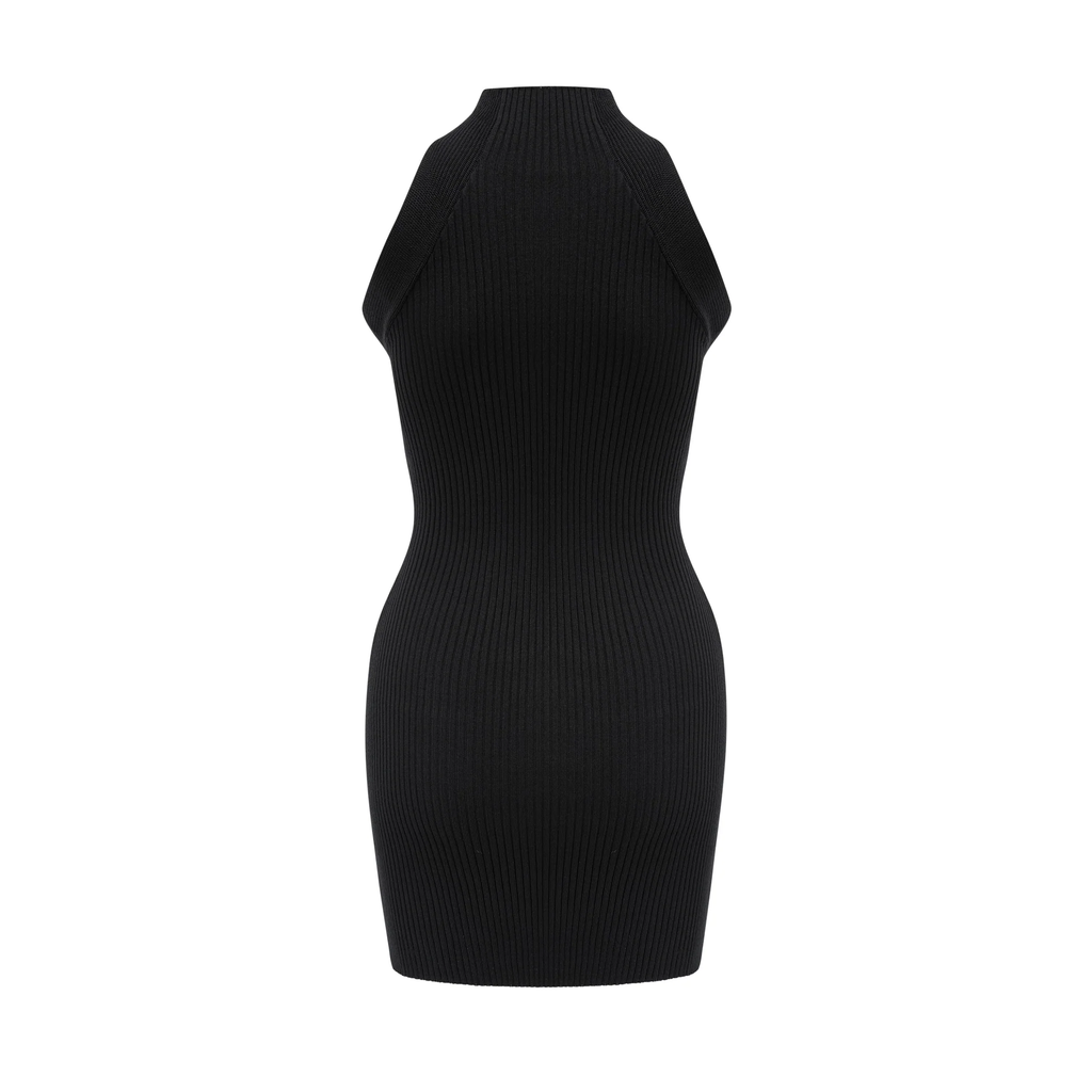 Marisol front-twist cut-out mini dress