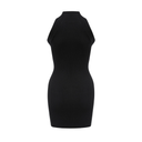 فستان ماريسول قصير بفتحات وربطة أمامية