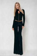 Queralt Dobromila Long Sleeve Bodycon Hook Pants Set