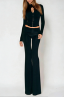 Queralt Dobromila Long Sleeve Bodycon Hook Pants Set