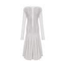 Wren White Geometric Patterned Maxi Dress