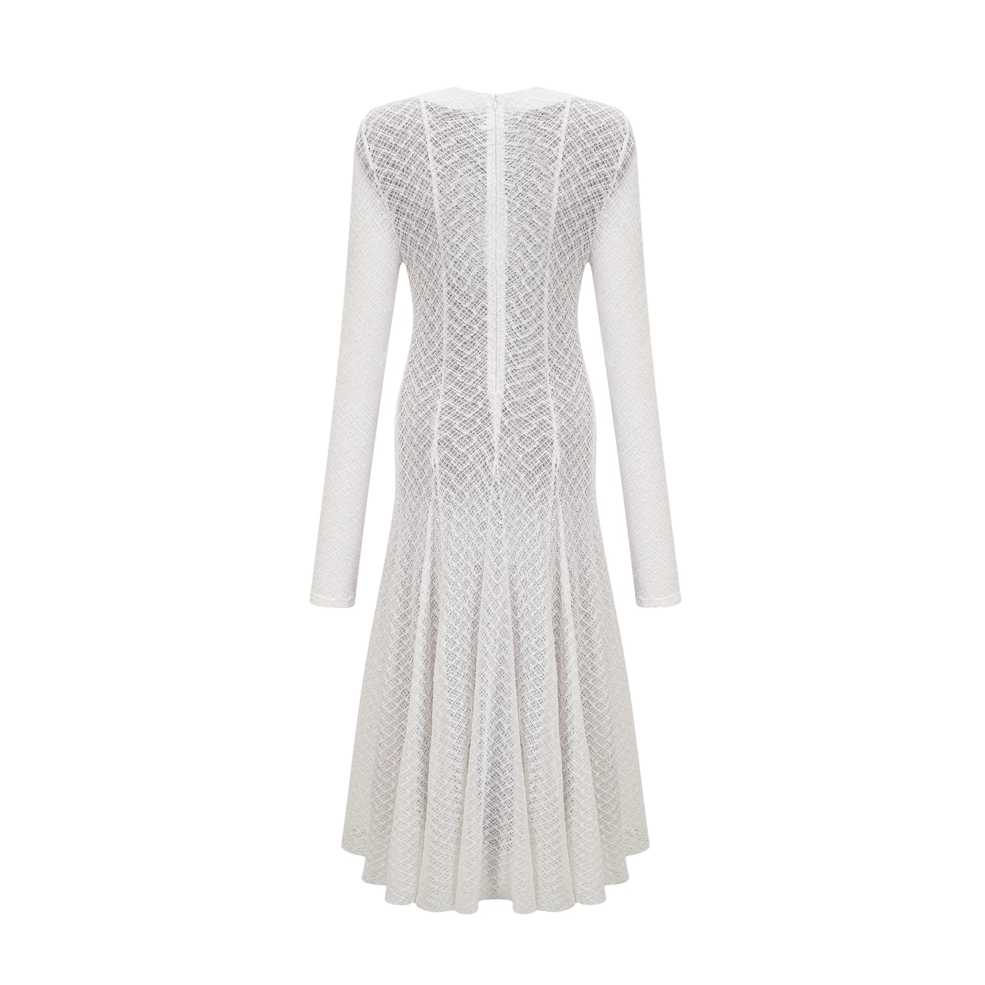 Wren Cream Geometric Patterned Maxi Dress