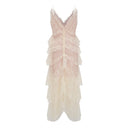 Bardot Cream Layered Floral Lace Maxi Dress with Bow