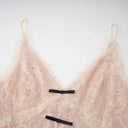 Bardot Cream Layered Floral Lace Maxi Dress with Bow