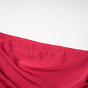 Oriol Red Lace Top & Ruched Skirt Set
