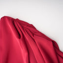 Oriol Red Lace Top & Ruched Skirt Set