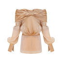 Desdemona gold crystal-embellished panelled mini dress