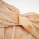 Desdemona gold crystal-embellished panelled mini dress