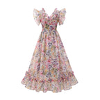 Isolde off-shoulder ruffled maxi dress