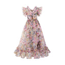 Isolde off-shoulder ruffled maxi dress