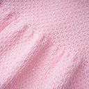 Rauðdís Pink Sequined Knit Cardigan & Skirt Set