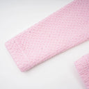 Rauðdís Pink Sequined Knit Cardigan & Skirt Set
