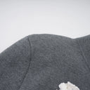 Hallbera Grey 3D Petal Knit Cardigan