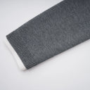 Hallbera Grey 3D Petal Knit Cardigan