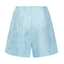 Lyudmila Blue Double-Breasted Blazer & Shorts Set