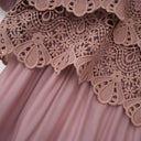 Thérèse lace cut-out tiered midi dress