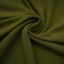 Anastasiya Green Asymmetrical Ruched Maxi Dress