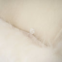 Coralie white wool fur bowknot coat