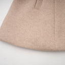 Fanette detachable-cape faux-fur coat