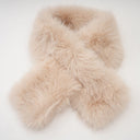Fanette detachable-cape faux-fur coat