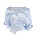 Rosalind striped off-shoulder blouse