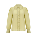 Aurélie Floral Embroidered Shirt & Skirt Set