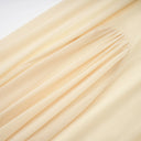 Renata Yellow Lantern Sleeve Pleated Maxi Dress